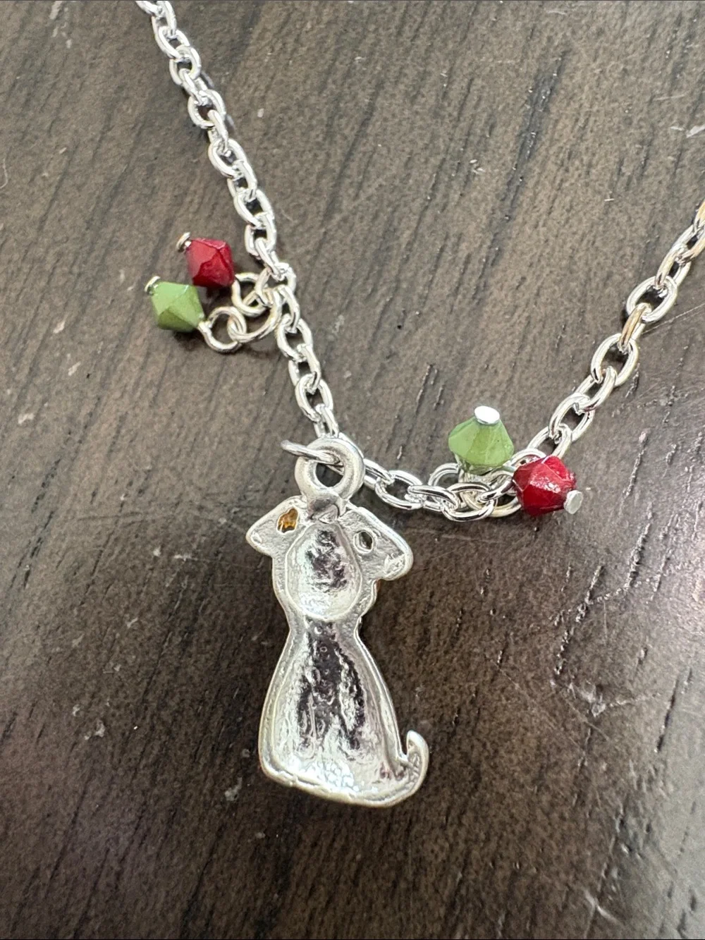 Kids Yellow Puppy Charm Necklace and Bracelet Set - Unbranded